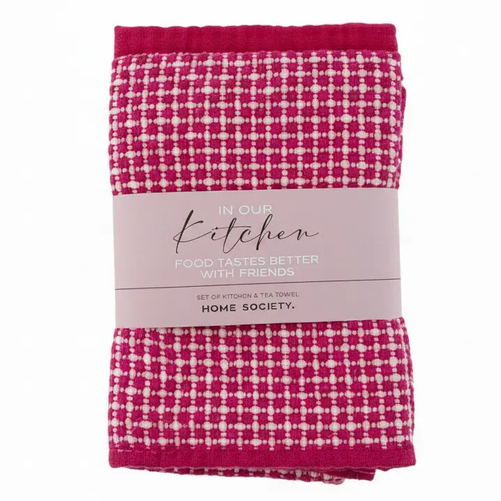 Keukenset fuchsia 40x60cm