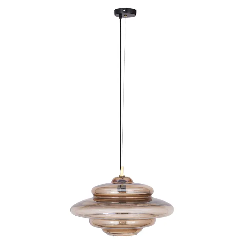 Keylie Hanglamp Glas Bruin Gelaagd Large PTMD