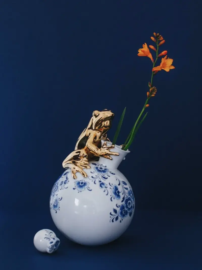 Kikkervaas Delftsblauw Lammers en Lammers
