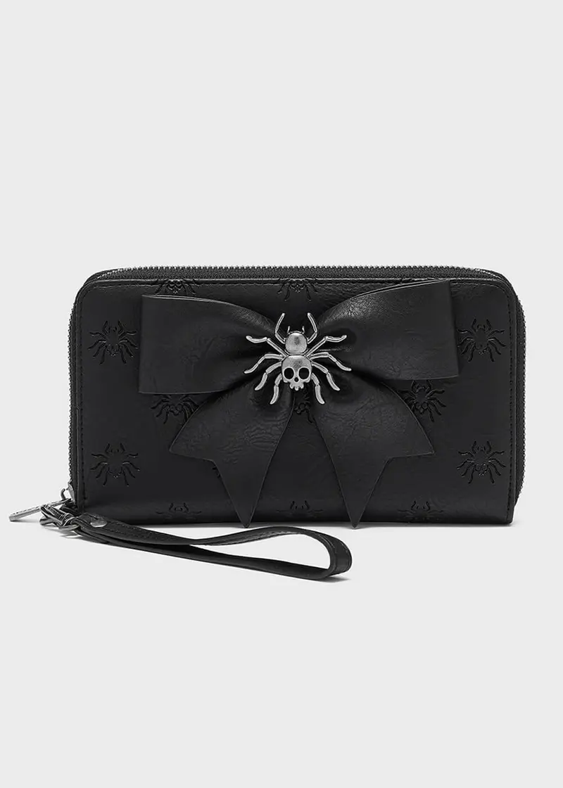 Killstar Arachno Vixen Spider Wallet Black