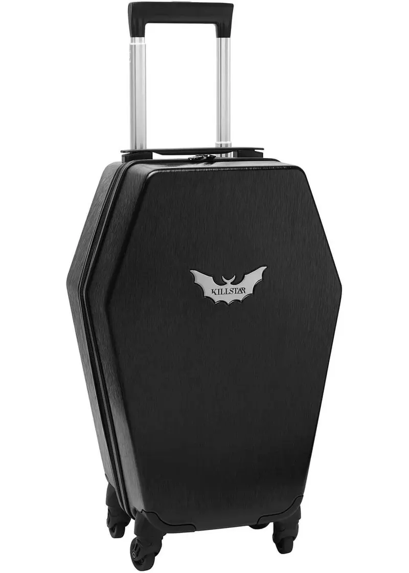 Killstar Casket Carry Suitcase Black