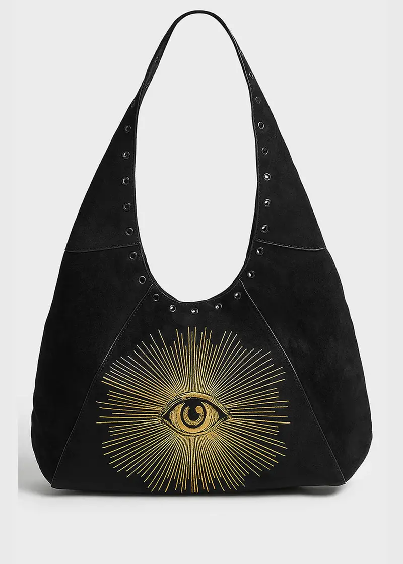 Killstar Chapel Iris Shoulder Bag Black
