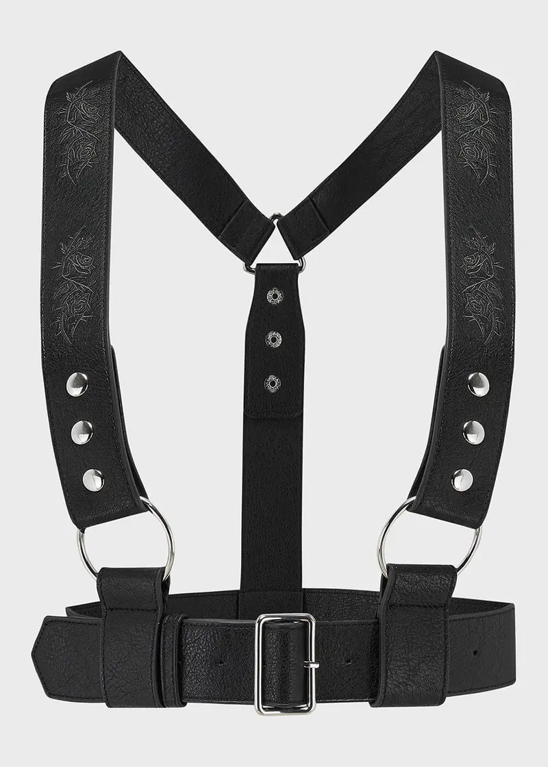 Killstar Grimflora Harness Belt Black