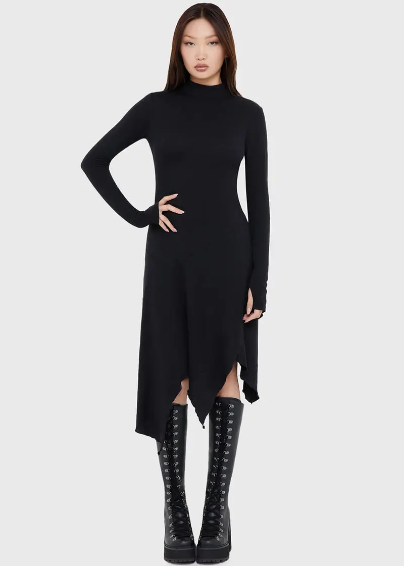 Killstar Kihilist Devil's Decay Dress Black