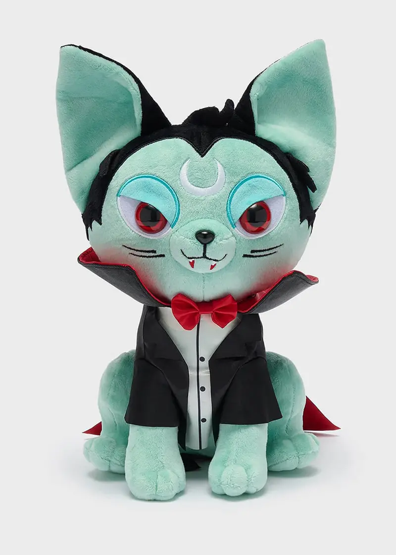 Killstar Kreeptures Vampurr Cat Plush Toy Green