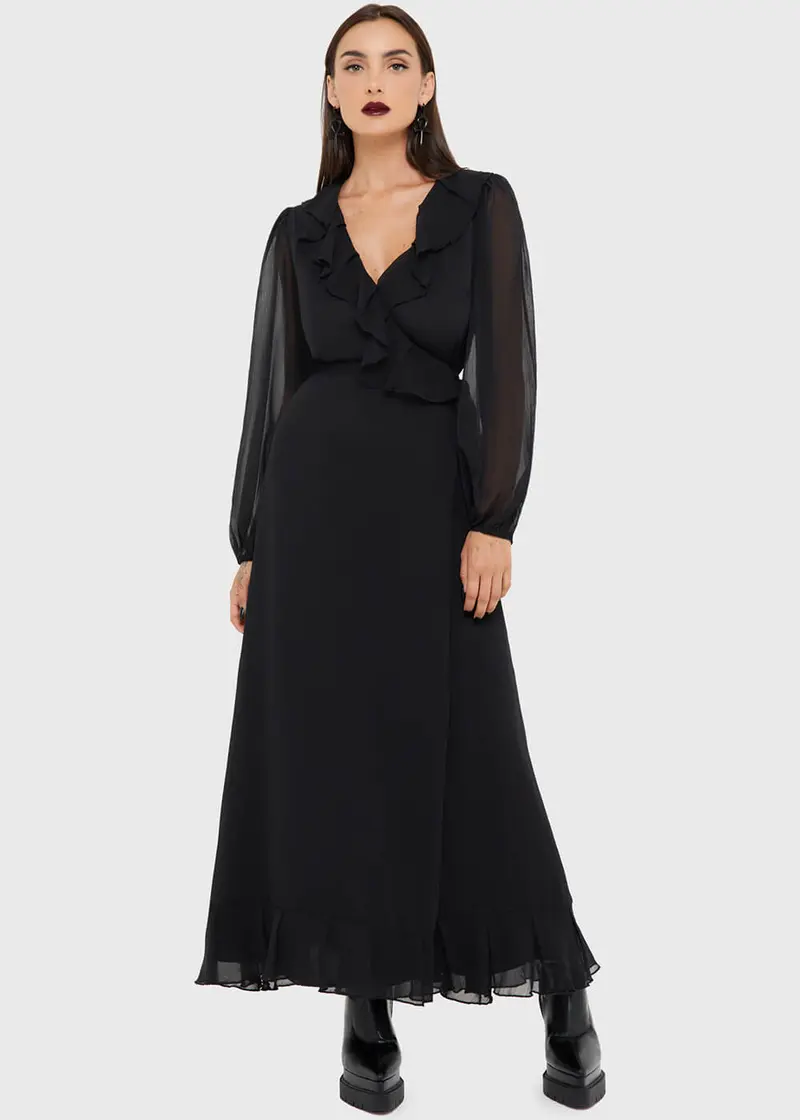 Killstar Odelina Maxi Dress Black