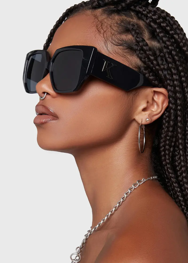 Killstar Vira Sunglasses Black
