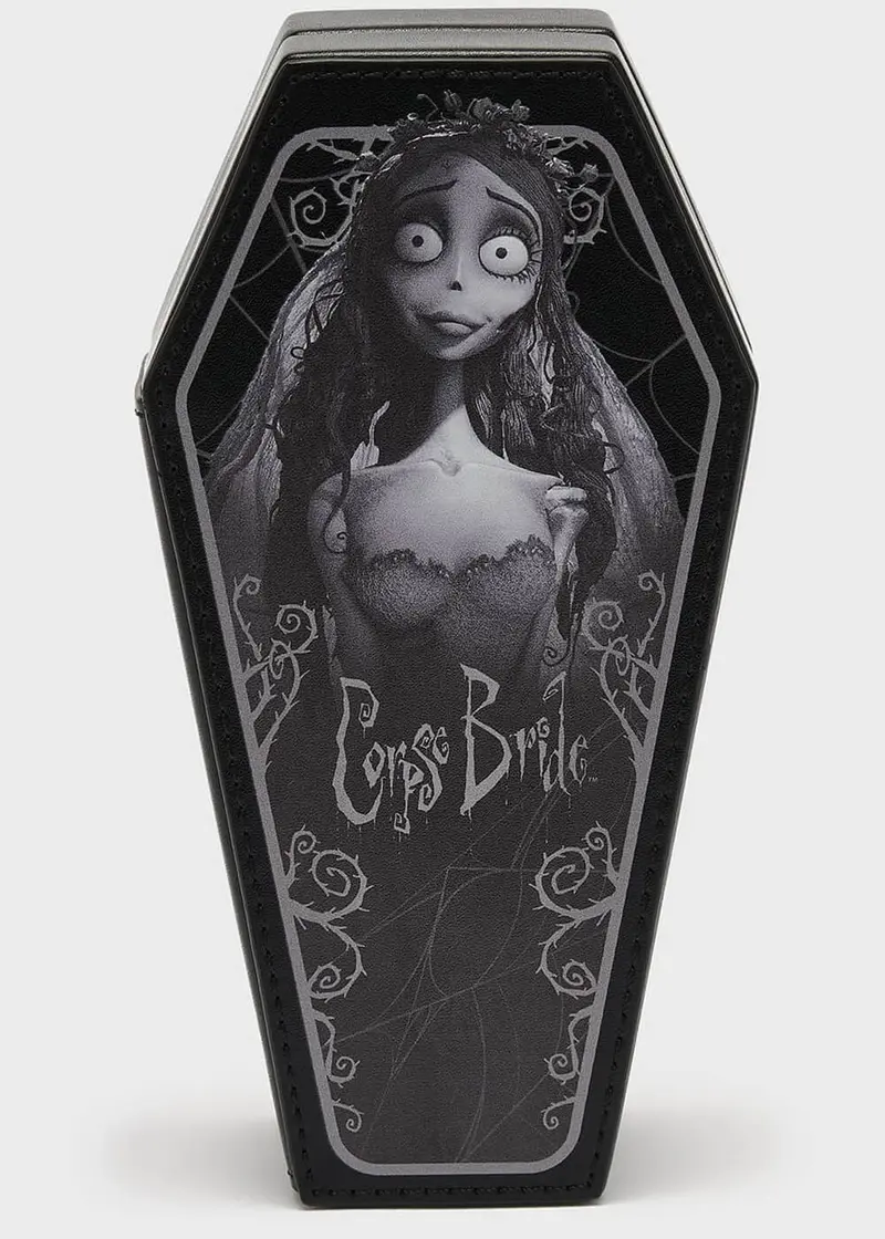 Killstar x Corpse Bride Emily Casket Velvet Jewelry Box