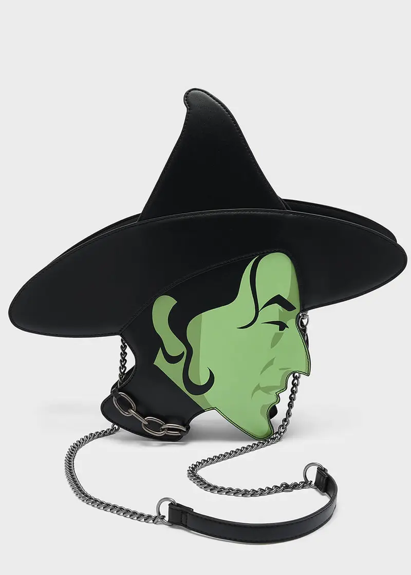 Killstar x Wizard of Oz Wicked Witch Shaped Bag Black