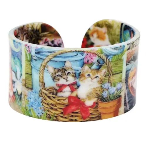 Kitschy Kittens Picture Bangle