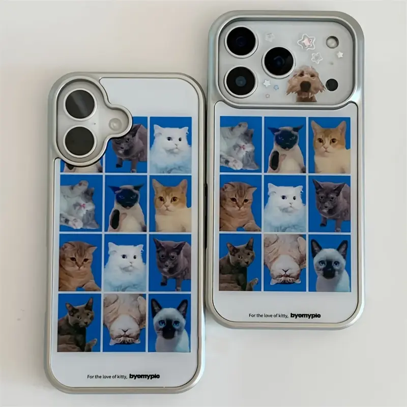 Kitty Cat ID Photo Collage iPhone Case
