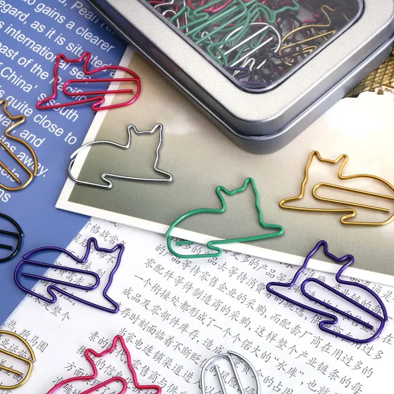 Kitty Cat/Sausage Dog Paperclip Set