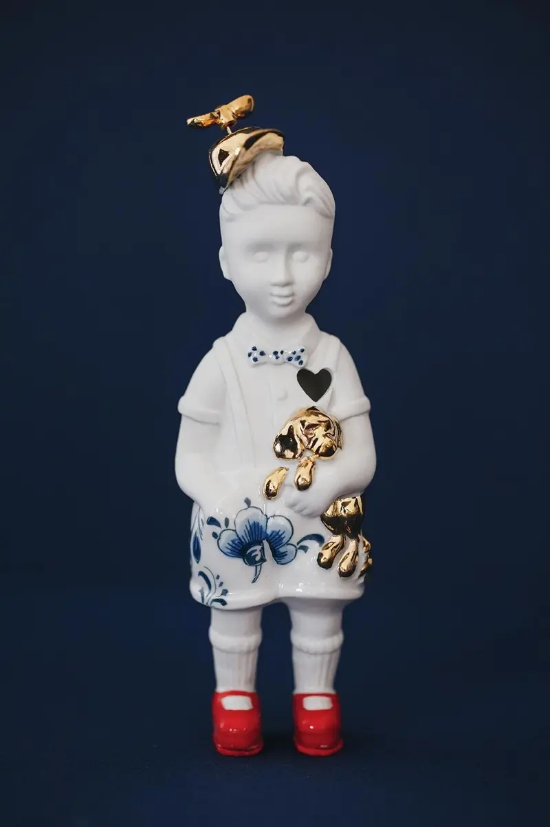 Kleine jongen met petje Lammers en Lammers