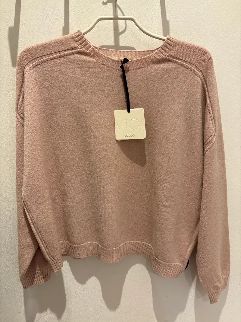 Knitwear 7AC7052 Cipria