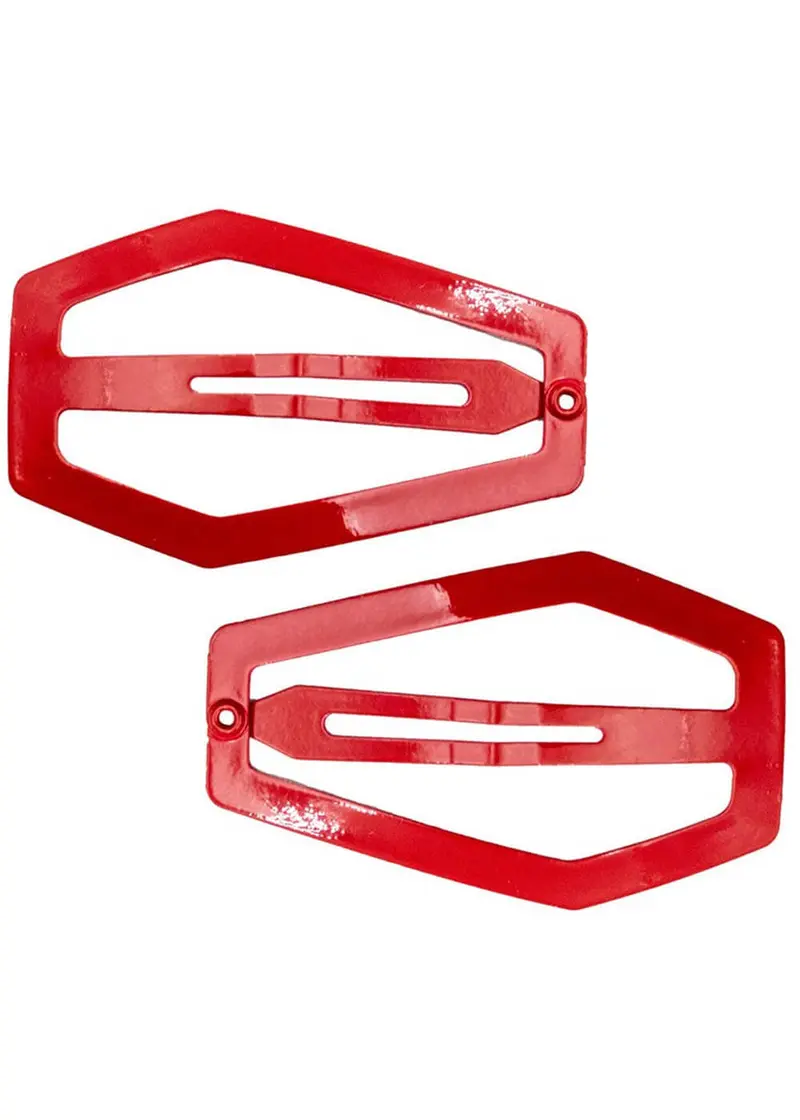 Kreepsville Coffin Snap Hair Clips Red
