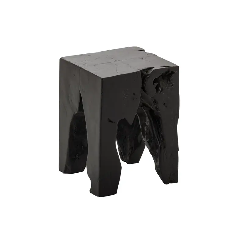 Kruk Teak Hout Zwart J-Line