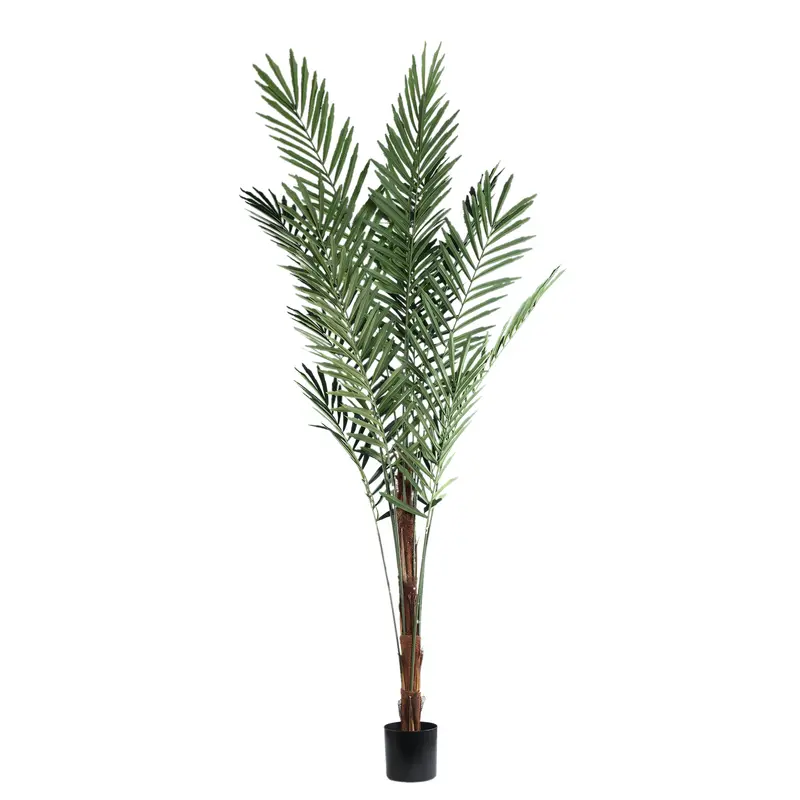 Kunstboom Palm Groen Groot In Zwarte Pot PTMD