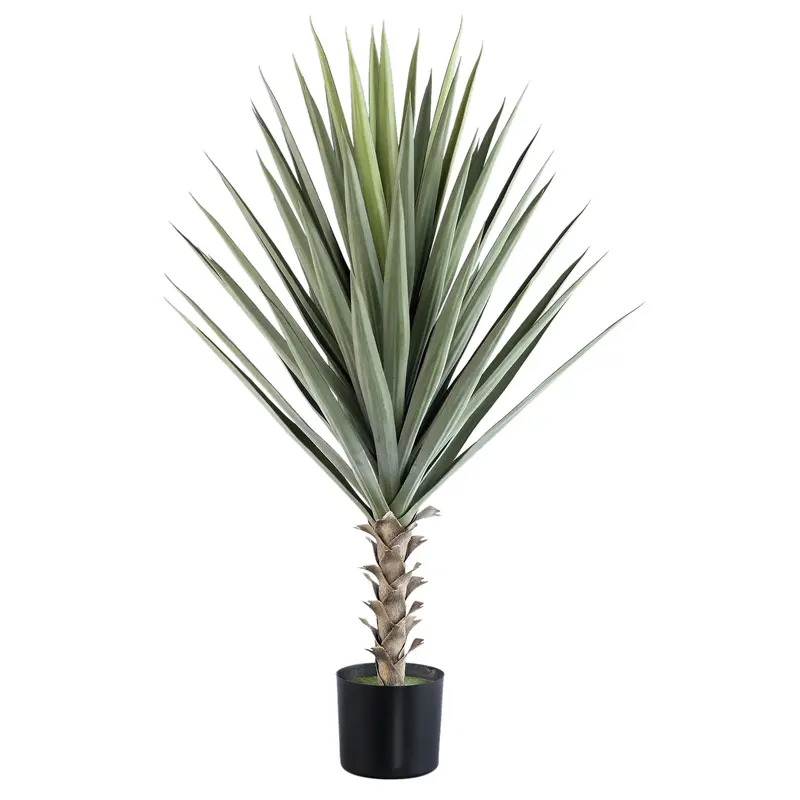 Kunstplant Yucca Groen In Zwarte Pot PTMD