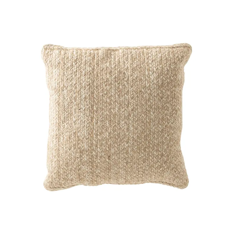 Kussen Miami Outdoor Polyester Naturel/Wit