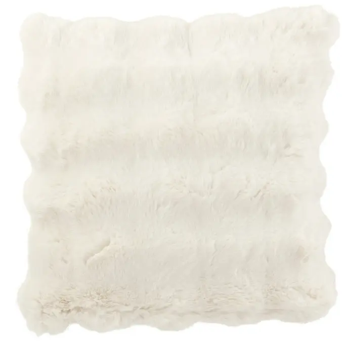 Kussen Wave Polyester Wit 45x45cm J-Line