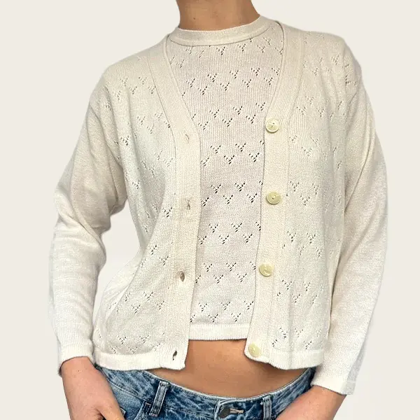 La Maglia di Adriana vintage gebreide co-ord set