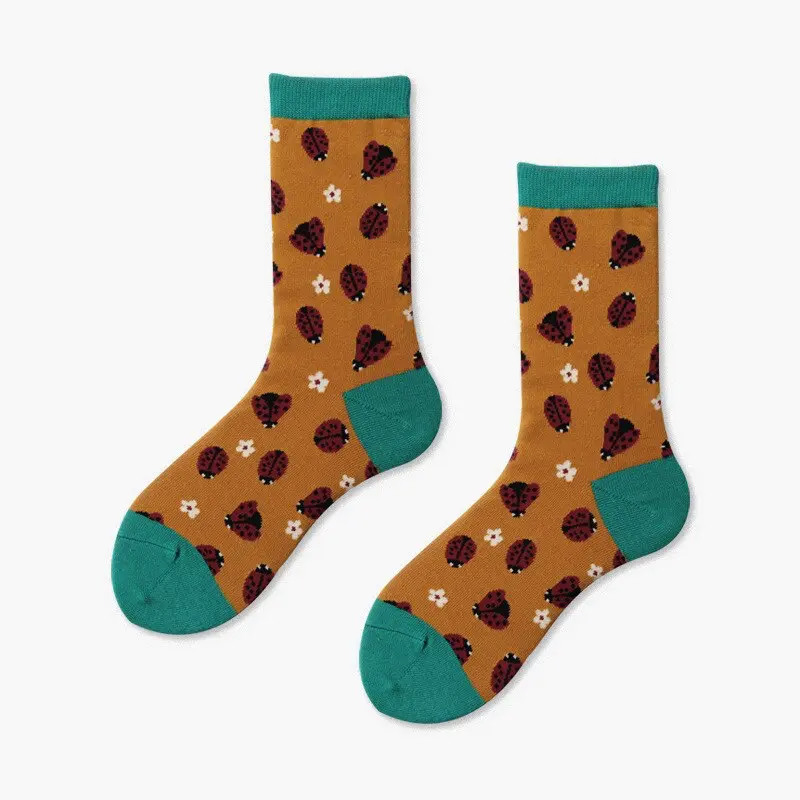 Ladybug Crew Socks