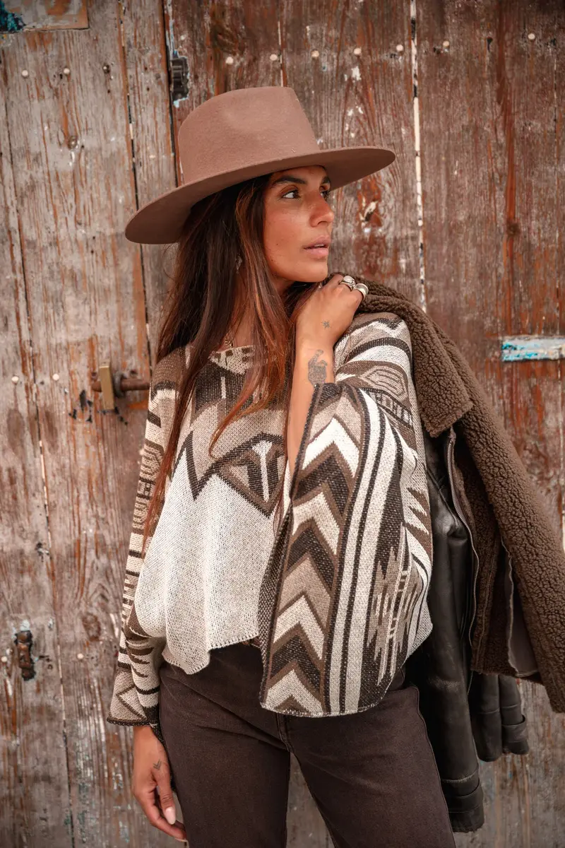 Lainey Poncho MGR22601MU Multi