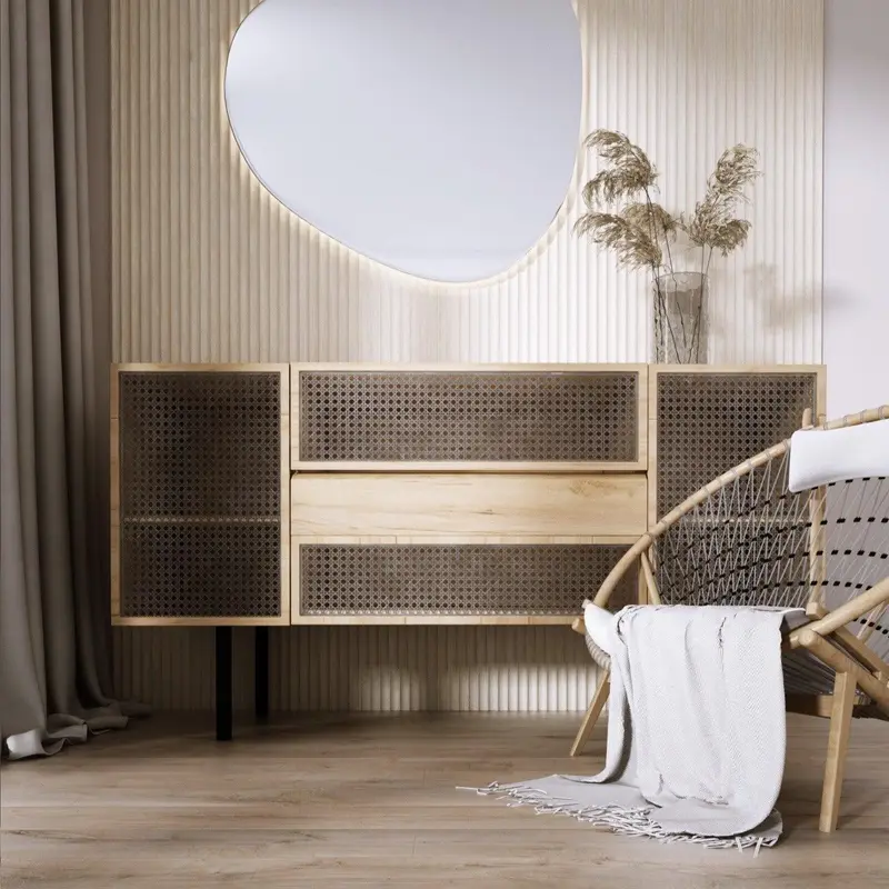 Lamelio 3D wandpaneel - Onda Licht Eiken