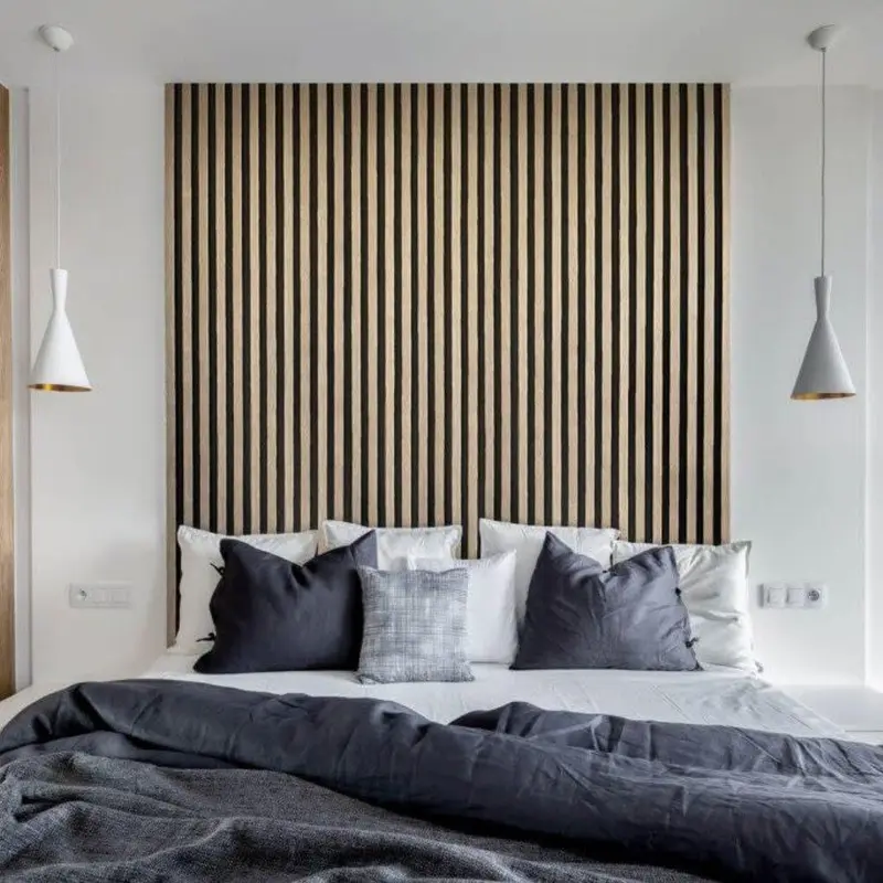Lamelio Houtlook Wandpaneel - Vasco Eiken Goud