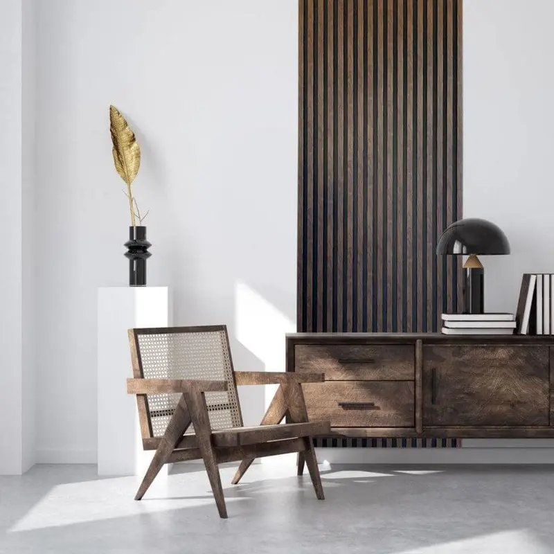 Lamelio Houtlook Wandpaneel - Vasco Walnoot