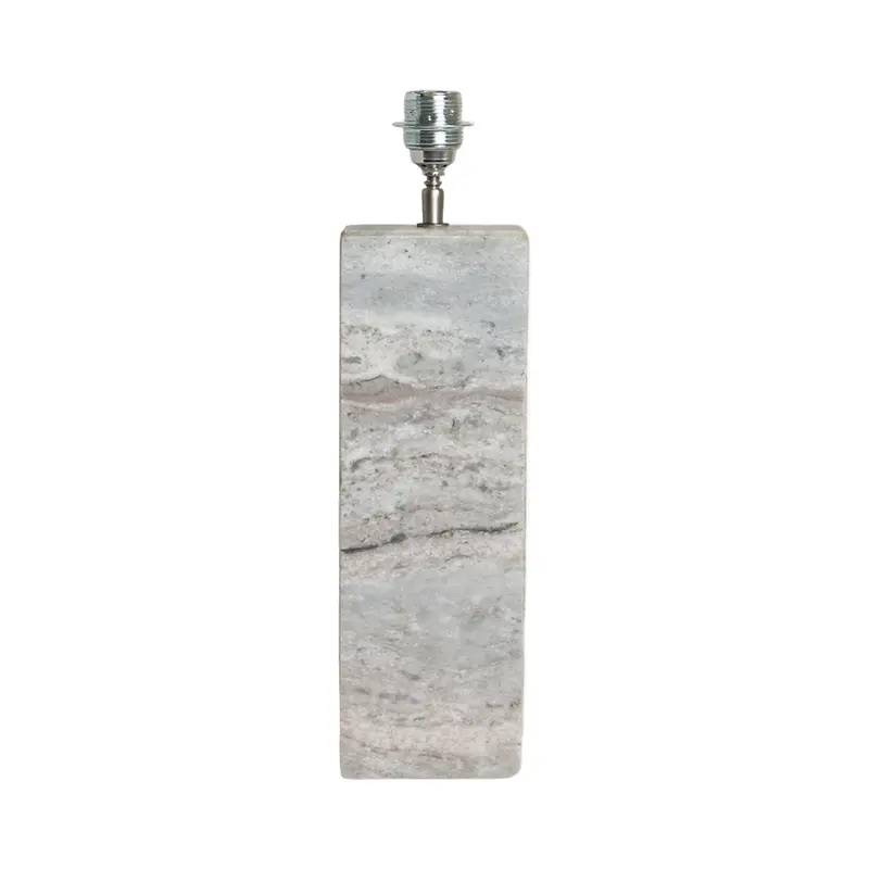 Lampvoet Fantasy Bruin Marmer Vierkant Raw Materials