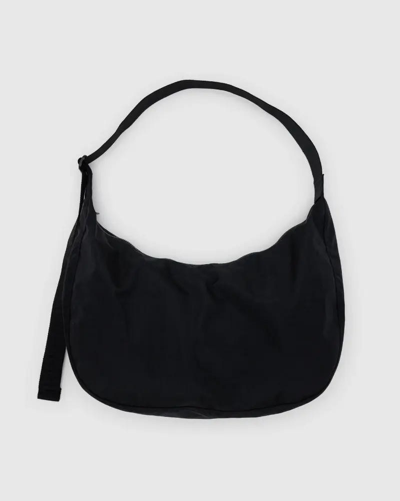 Large Crescent Bag - Black