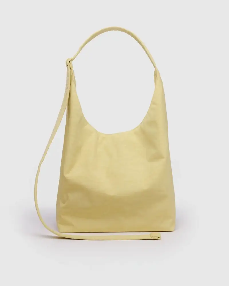 Large Nylon Sling Bag - Butter