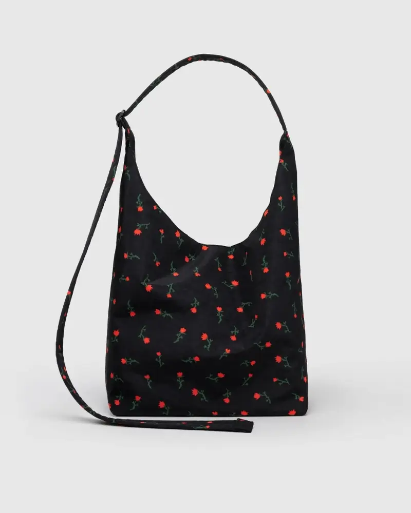Large Nylon Sling Bag - Painted Wildflower