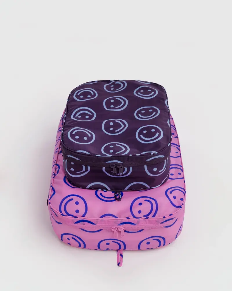 Large Packing Cube Set - Bright Happy Mix