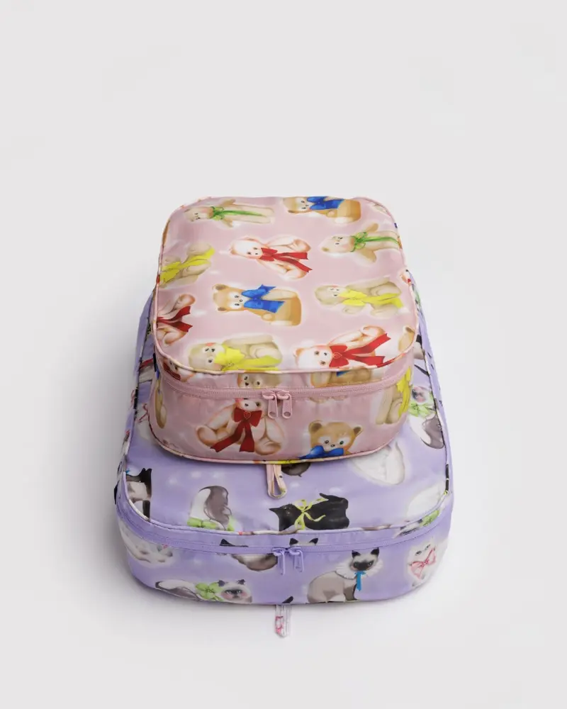 Large Packing Cube Set - Fancy Animals