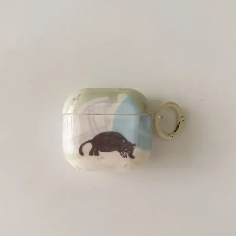Lazy Cat AirPods Charger Case Cover