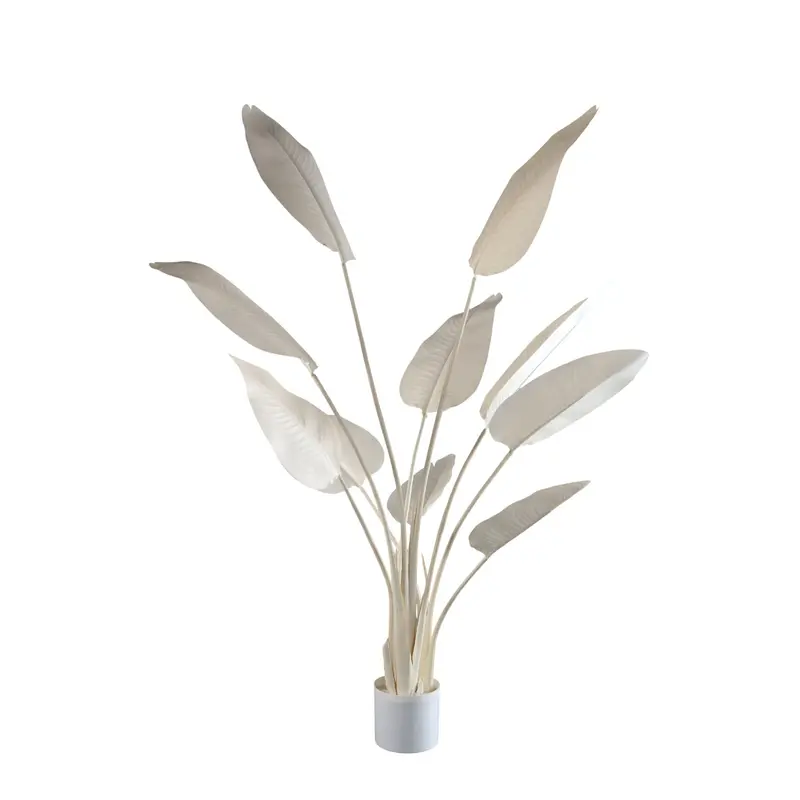 Leaves Plant Cream Strelitzia 85x73x150cm PTMD