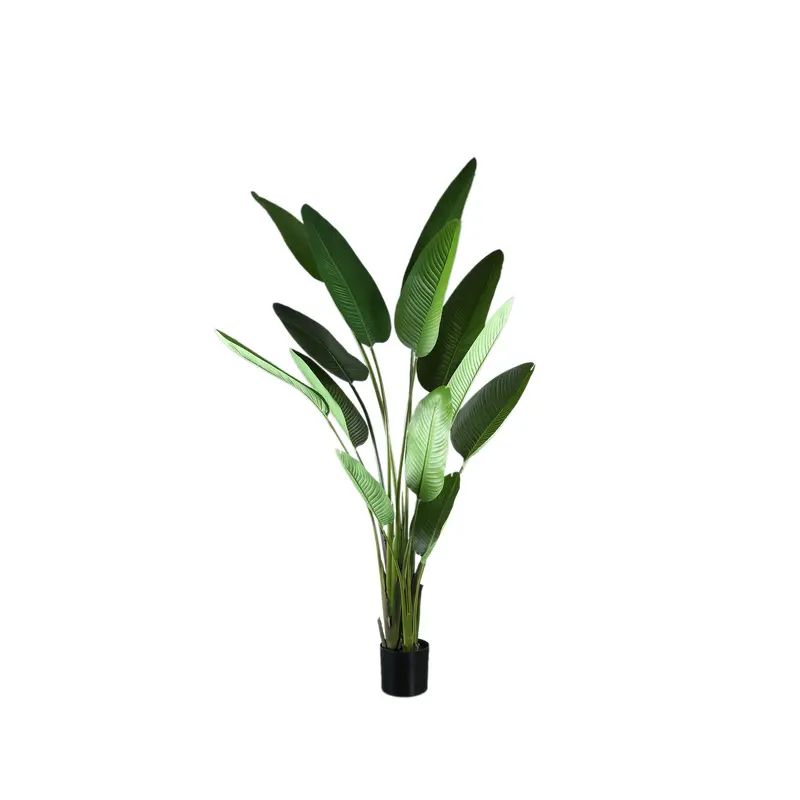 Leaves Plant Green PE Real Touch Strelitzia L 110x63x235cm PTMD