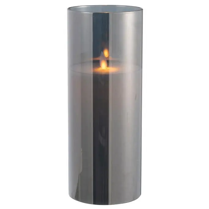 Ledlamp Blinkend Glas Grijs Large