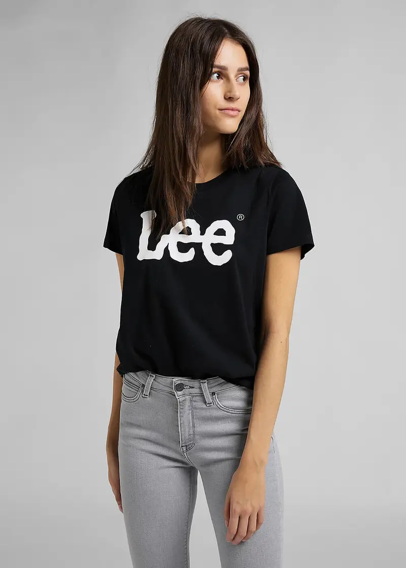 Lee Ladies Logo T-Shirt Black