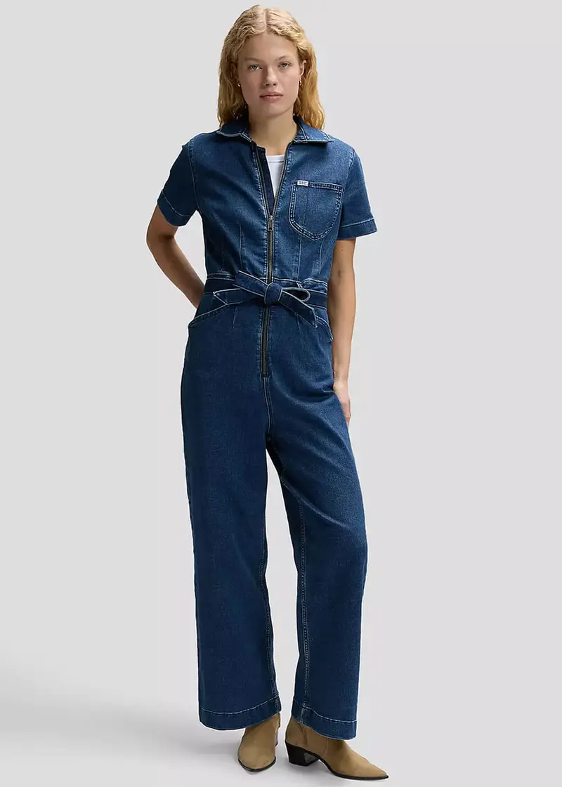 Lee Women's Boilersuit Rapid Currents Denim Blue
