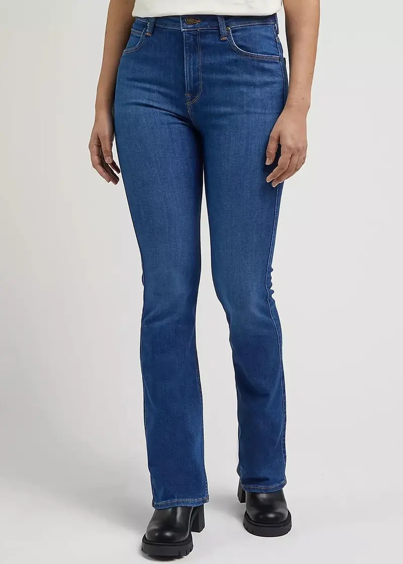 Lee Women's Breese Boot Jeans Azure Wave Blue