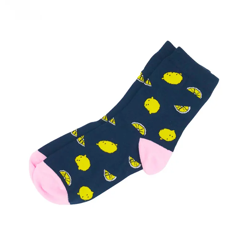 Lemon Crew Socks