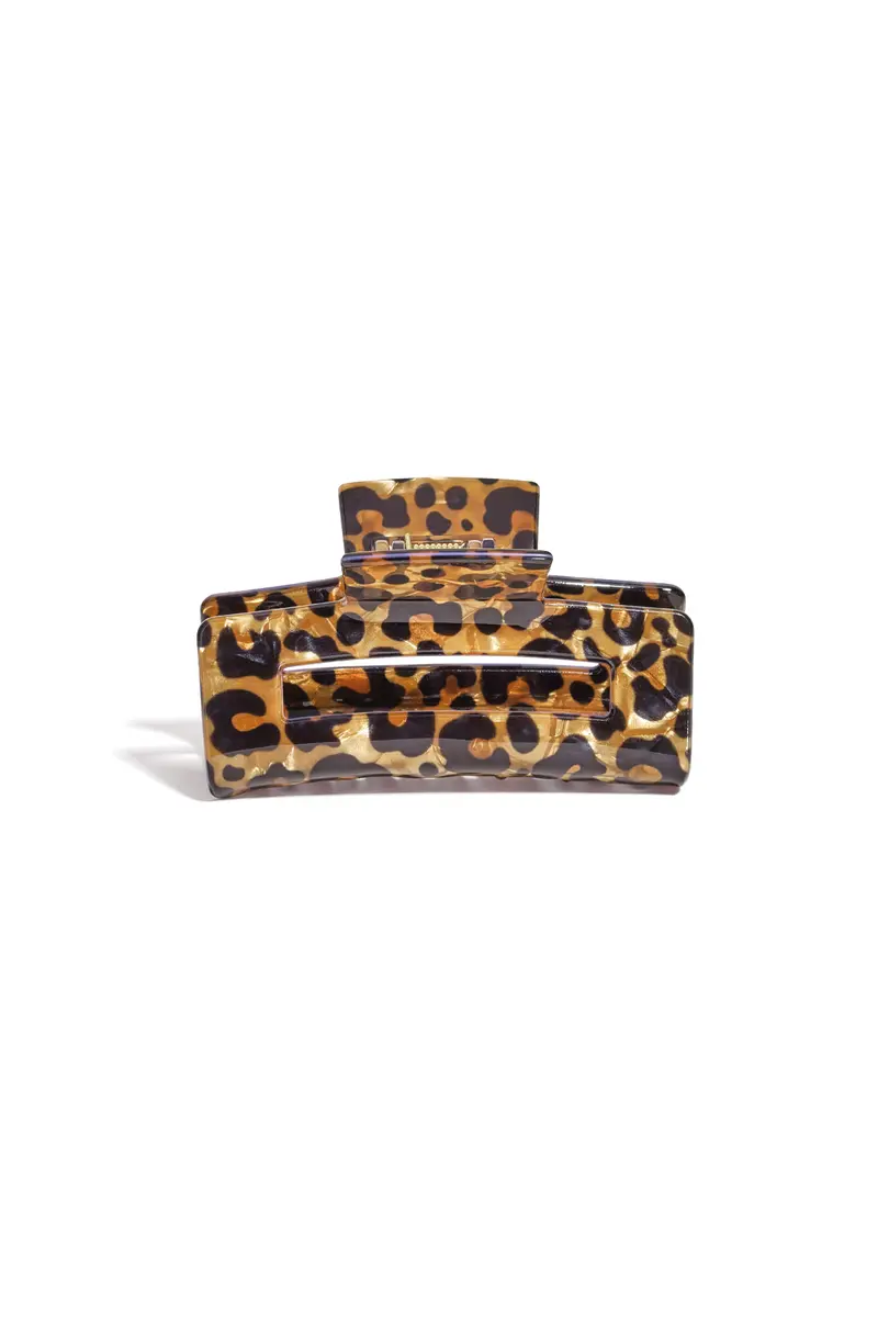 Leopard Haarclip – Trendy Hairaccessoire met Statement Look