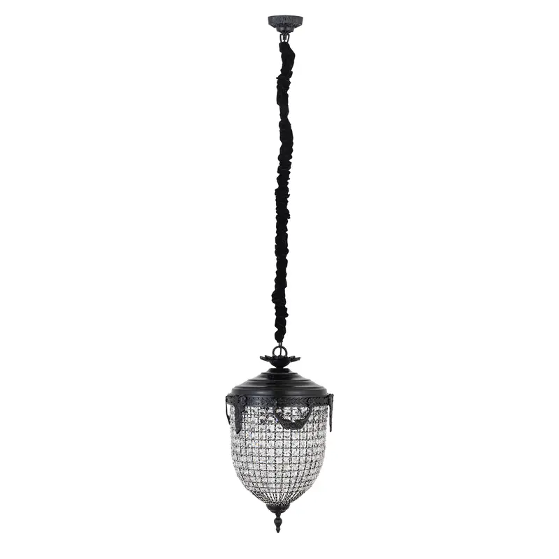 Lidde Crystal Oval Chandelier Lamp Classic S 37x37x70cm PTMD