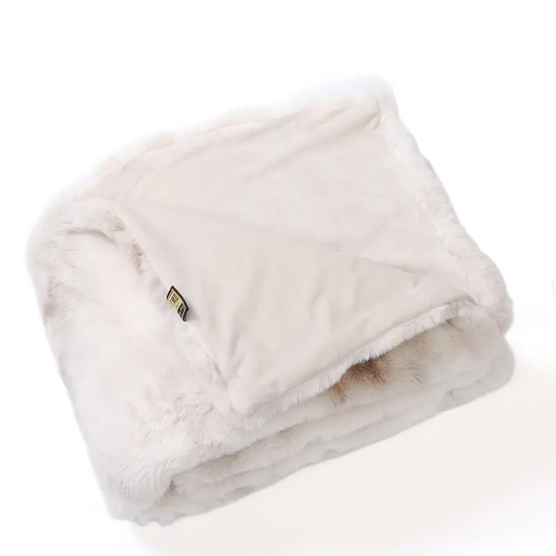 Linde Plaid Offwhite Fluweel 220x240cm PTMD