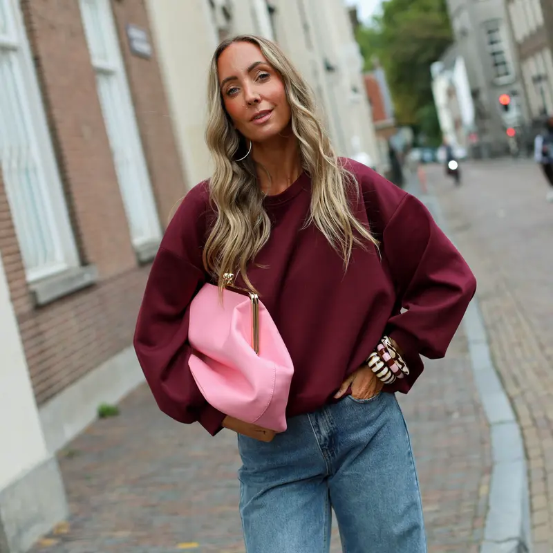 Lola sweater burgundy