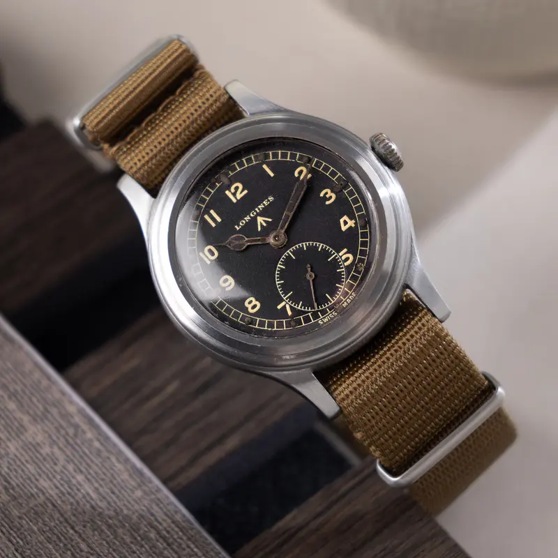 Longines "Greenlander" Dirty Dozen W.W.W. an das KNIL ausgegeben Ref 23088