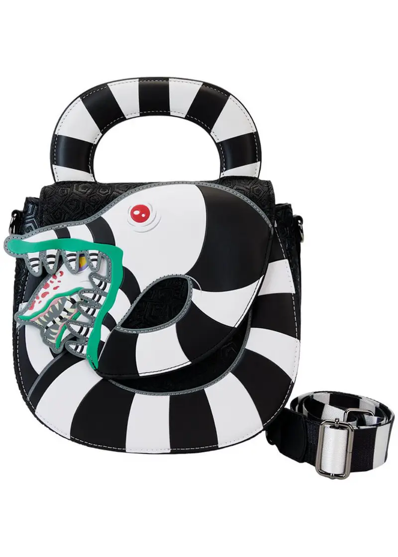 Loungefly Beetlejuice Sandworm Shoulder Bag